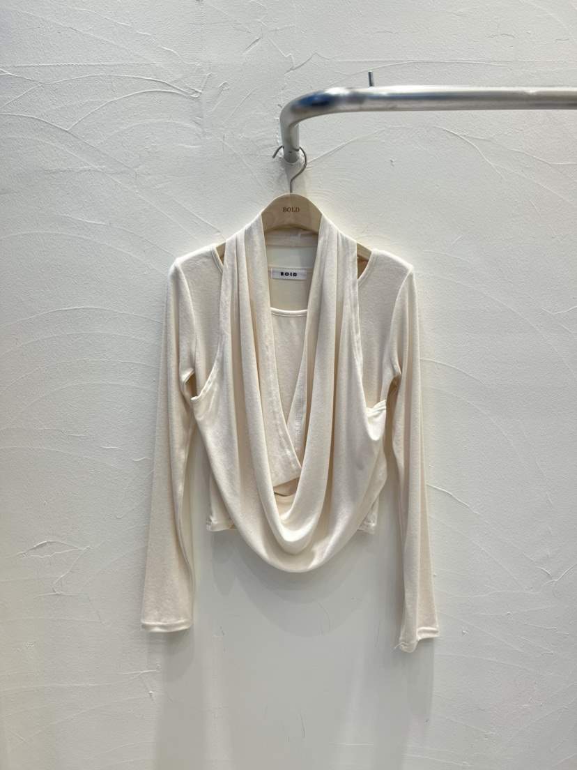 BOLD東大門㊣直郵女裝新款時尚職業25秋冬真品休閑人氣長袖T恤BOLD長袖T恤