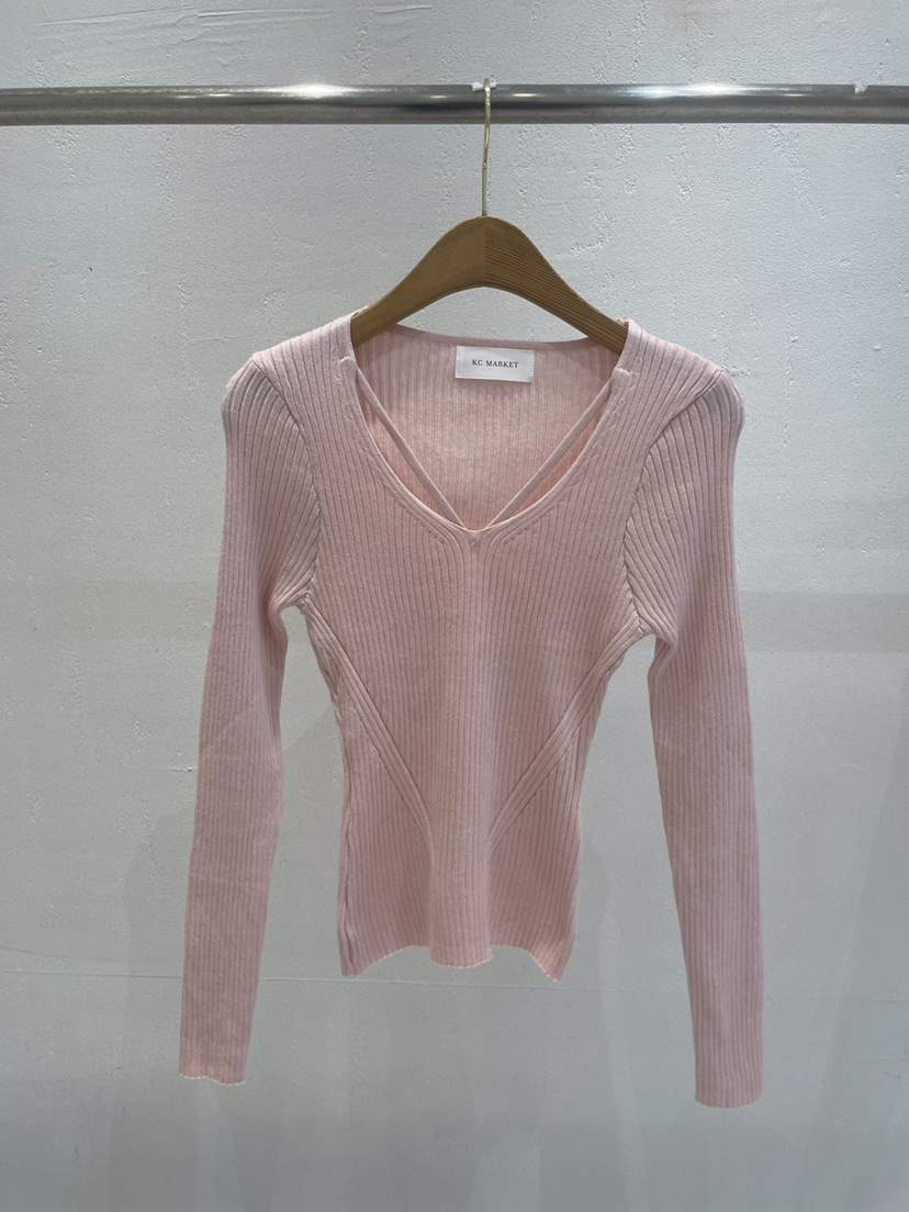 KC MARKET東大門㊣實拍女裝新款人氣時尚熱賣真品休閑針織衫KC MARKET針織衫