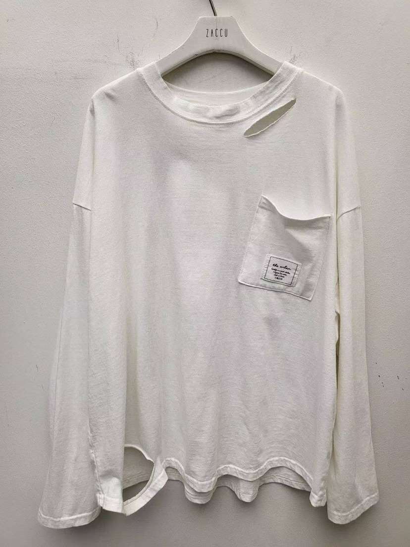 ZACCU韓國直郵㊣女士新品真品職業時尚人氣休閑25秋冬長袖T恤ZACCU長袖T恤