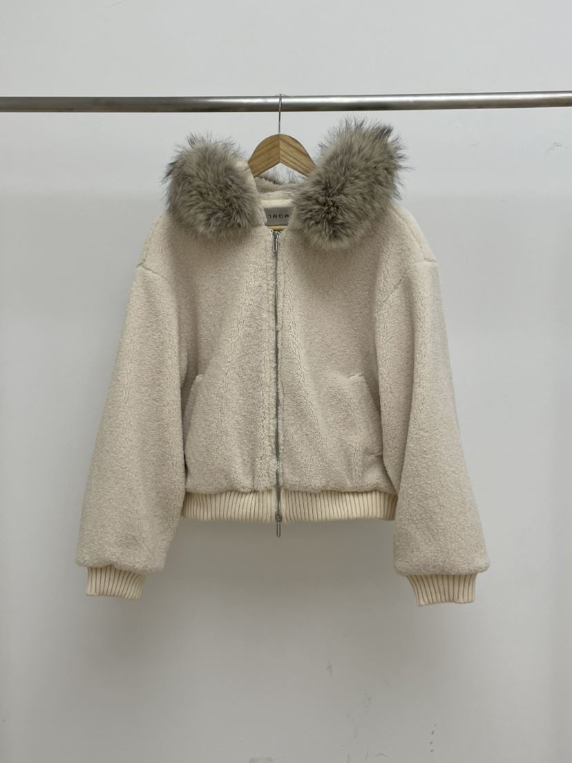 MILLIMETER東大門㊣實拍女士新品職業時尚推薦25秋冬夾克貂皮MILLIMETER/MGML夾克