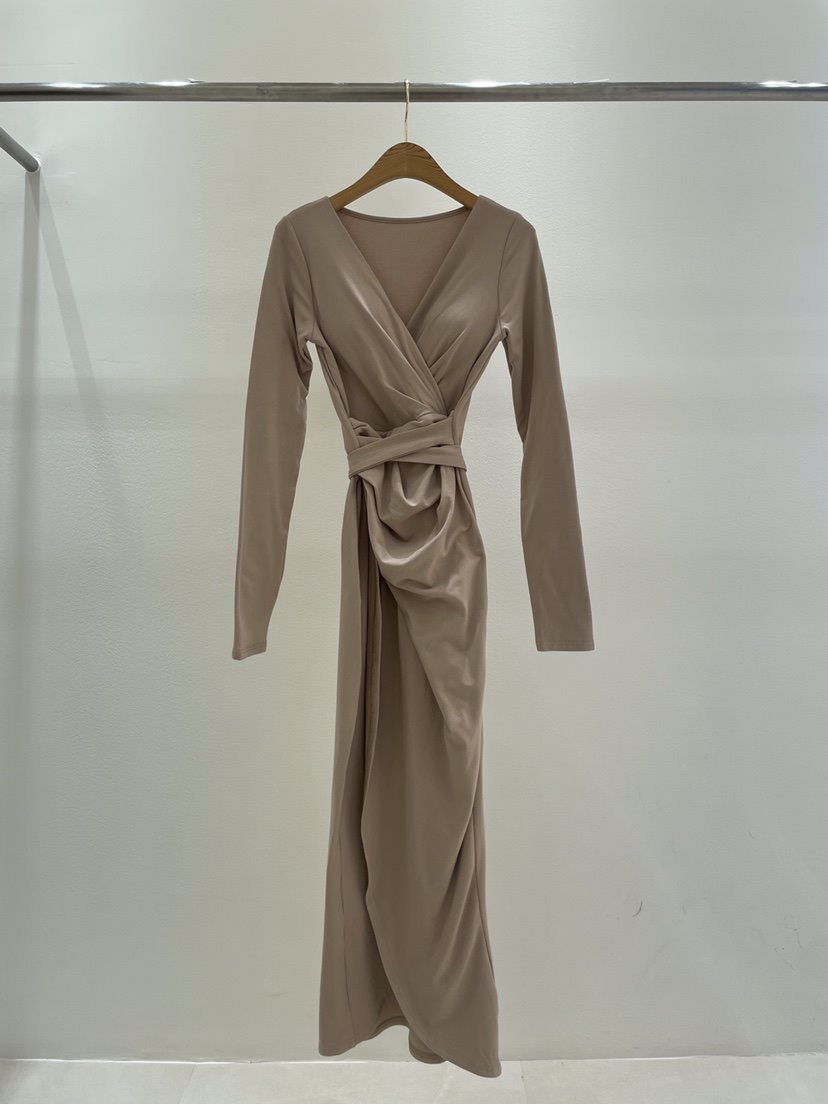 KC MARKET東大門㊣直郵女士新款推薦真品25秋冬職業連衣裙KC MARKET連衣裙