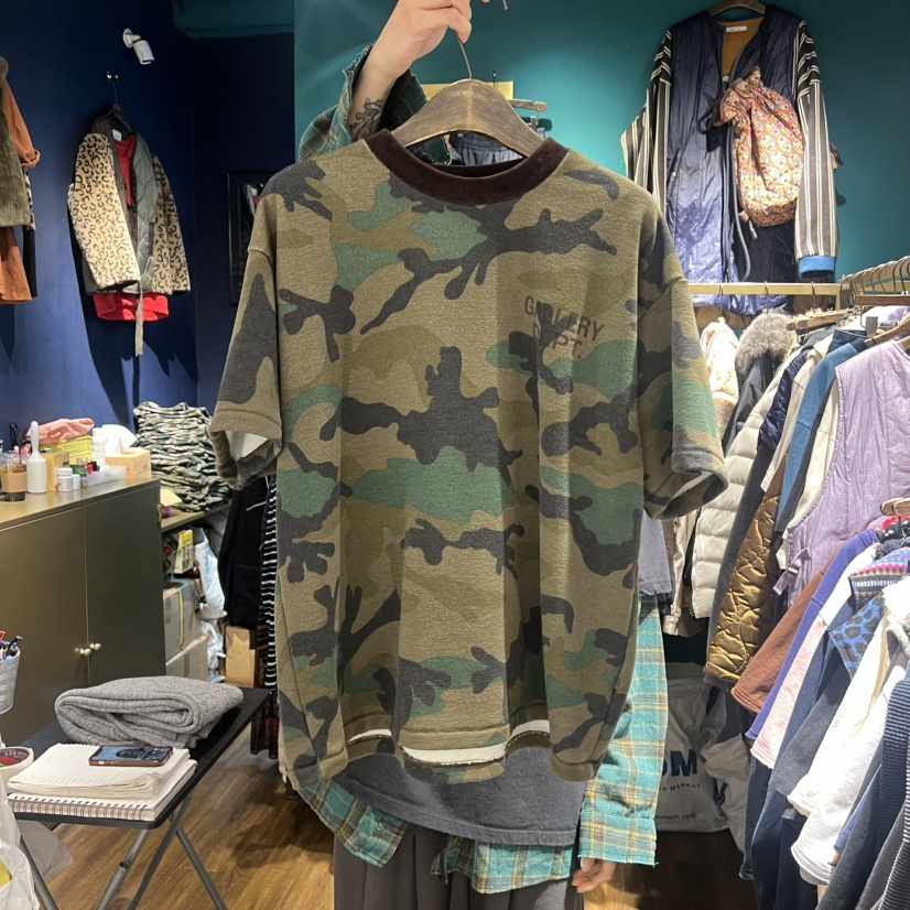 MERCI LINDA東大門㊣直郵女士新款推薦熱賣職業真品T恤迷彩MERCI LINDAT恤