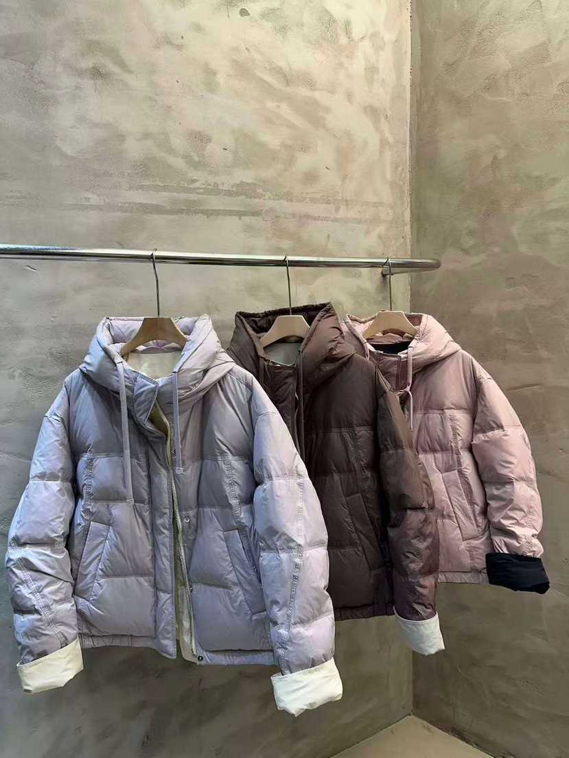 SIMPLE PARK/WMSTORY韓國直郵㊣女裝新品真品短款羽絨服填充雙面鵝絨SIMPLE PARK/WMSTORY短款羽絨服