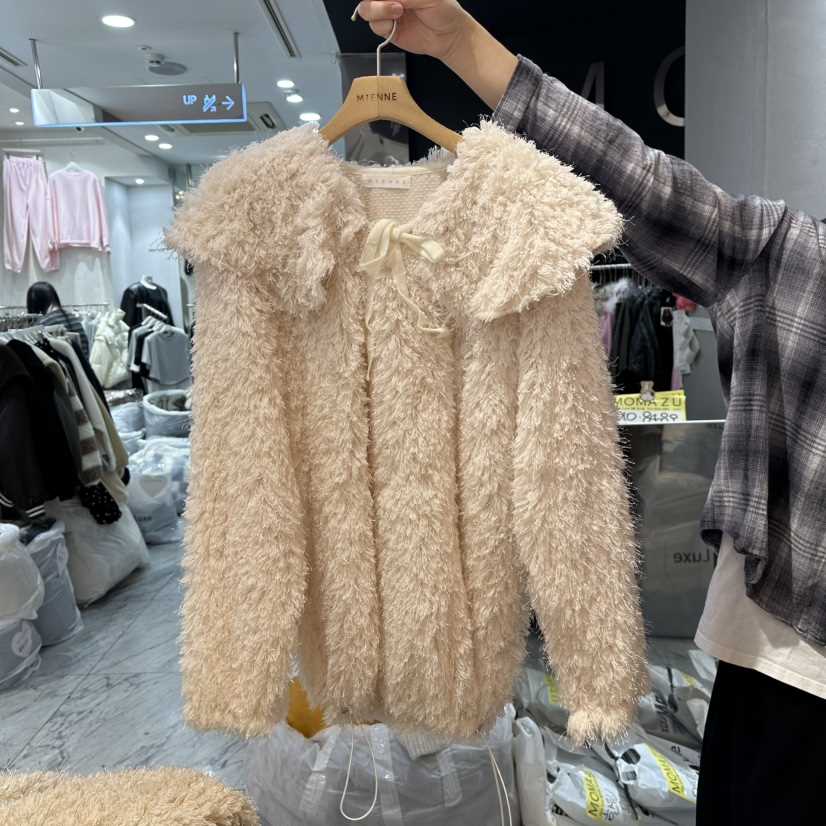 MIENNE韓國直郵㊣女士新款25秋冬職業推薦休閑真品短款大衣MIENNE短款大衣