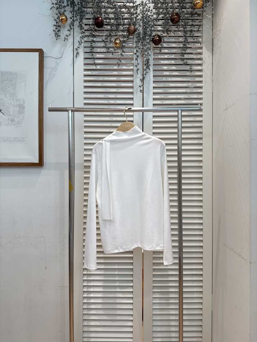 FAVE-L東大門㊣代購女士新款推薦職業真品熱賣長袖T恤圍巾FAVE-L長袖T恤