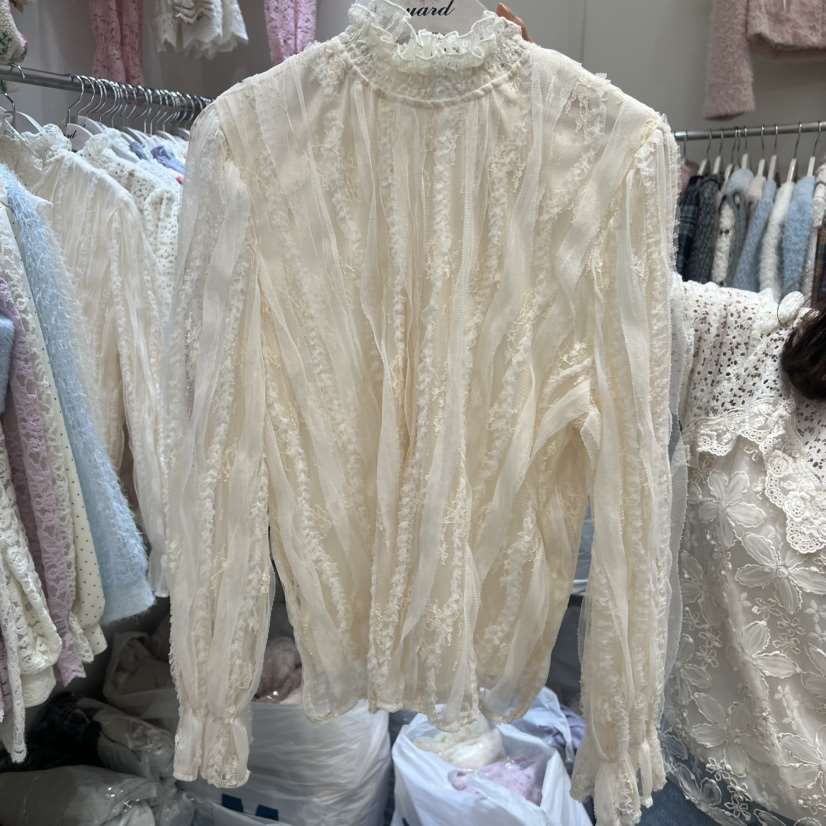 YARD東大門㊣實拍女裝新品人氣25秋冬真品時尚推薦襯衫蕾絲衫YARD襯衫/蕾絲衫