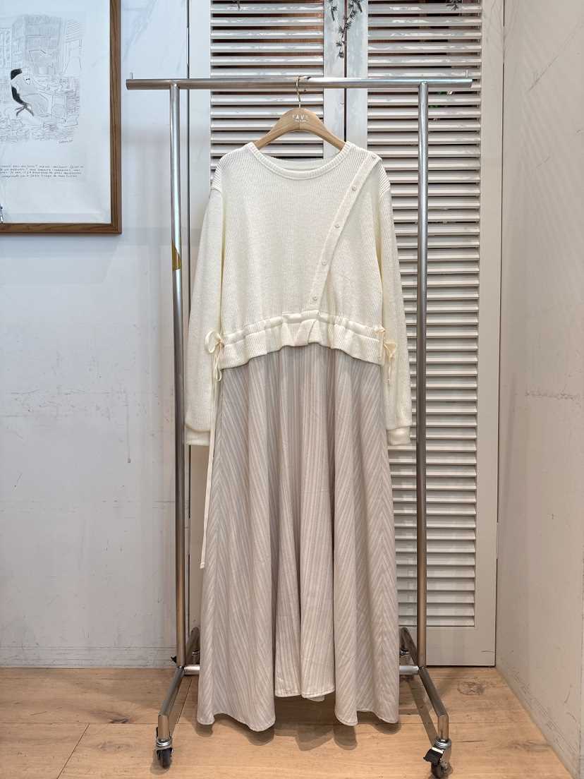 FAVE-L東大門㊣實拍女裝新品休閑25秋冬真品時尚熱賣連衣裙FAVE-L連衣裙