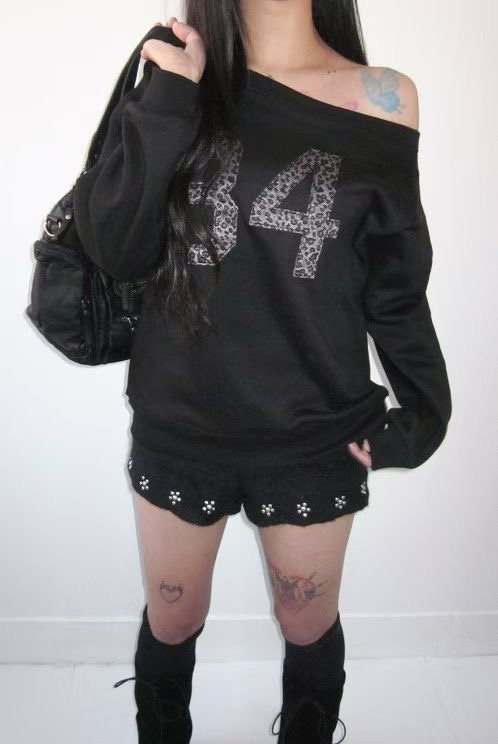 HIDDENHILLS東大門㊣代購女裝新款熱賣時尚職業人氣休閑衛衣HIDDENHILLS衛衣