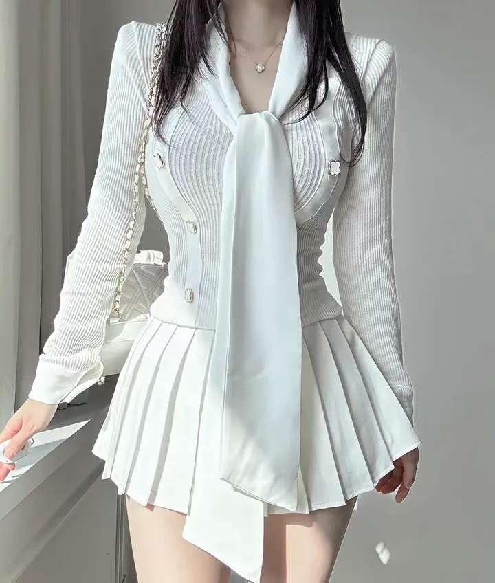 HEE SHOP韓國直郵㊣女裝新款真品時尚人氣25秋冬職業長袖T恤HEE SHOP長袖T恤