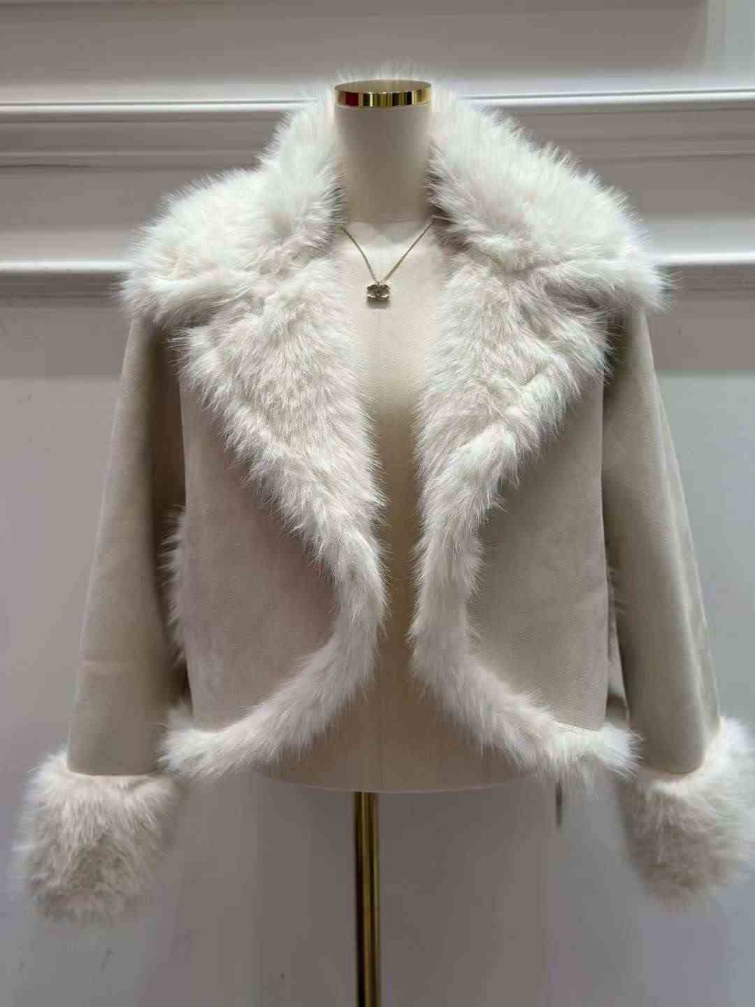 HEE SHOP韓國代購㊣女士新品25秋冬職業人氣時尚真品短款大衣HEE SHOP短款大衣