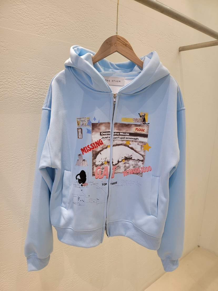 THE OTHER韓國直郵㊣女裝新款推薦時尚人氣夾克連帽衫加絨THE OTHER夾克