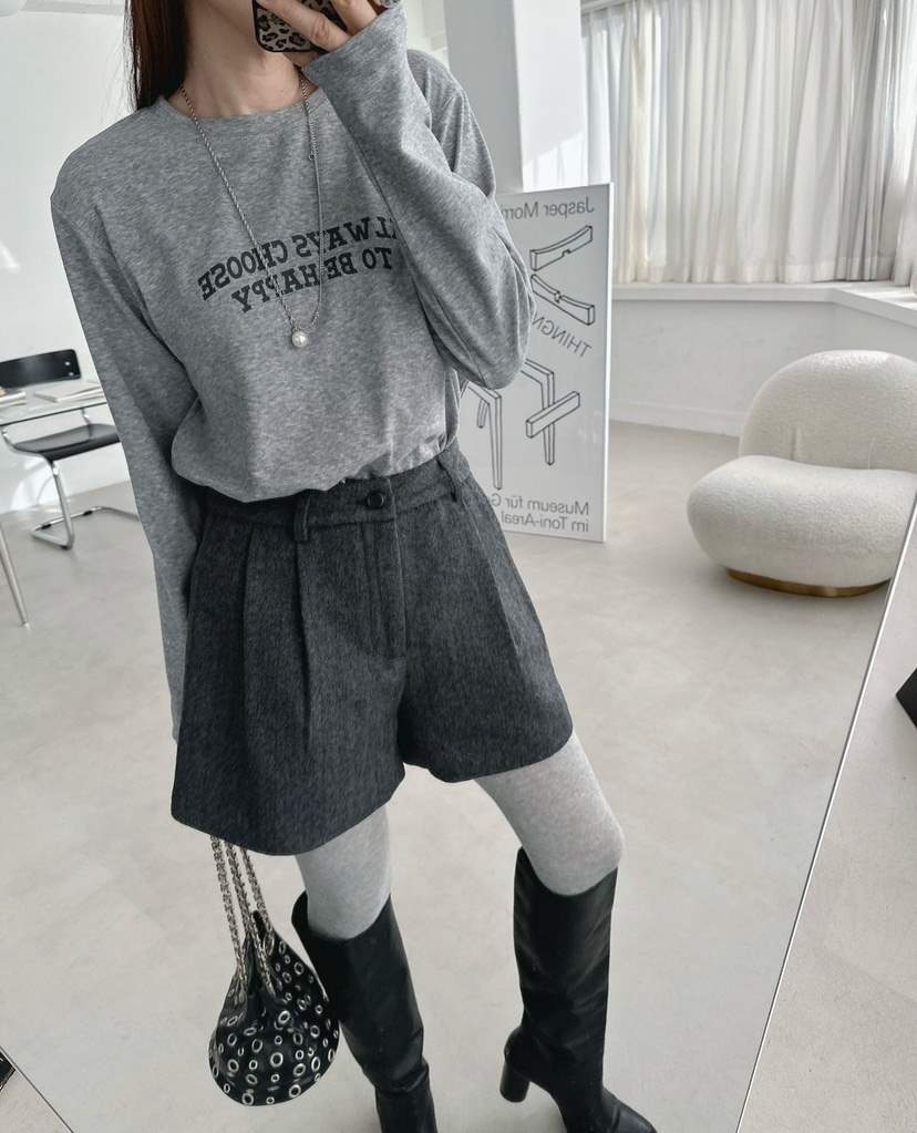 BLACKFRIDAY東大門㊣實拍女裝新款職業25秋冬休閑人氣長袖T恤BLACK FRIDAY長袖T恤