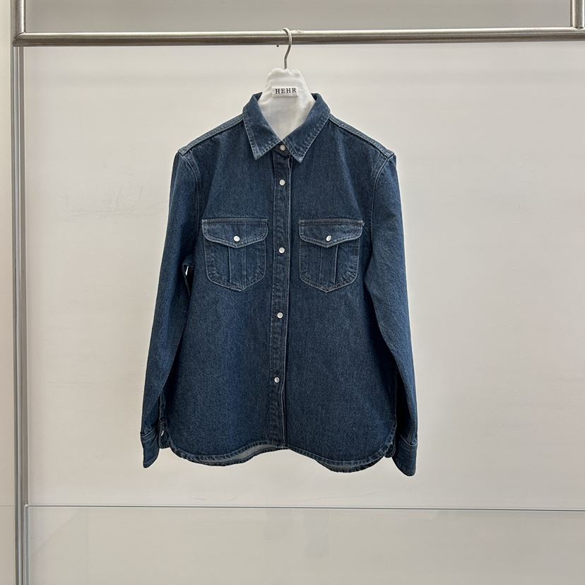 HEHR東大門㊣直郵女裝新款人氣職業推薦25秋冬時尚襯衫蕾絲衫hehr-AUTOMNE襯衫/蕾絲衫