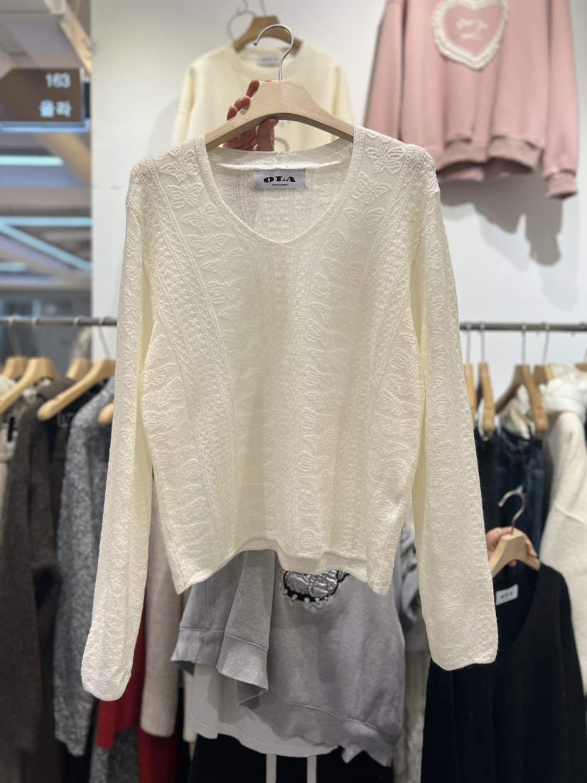 OLA東大門㊣代購女士新品熱賣25秋冬職業休閑時尚人氣針織衫mellor/OLA針織衫