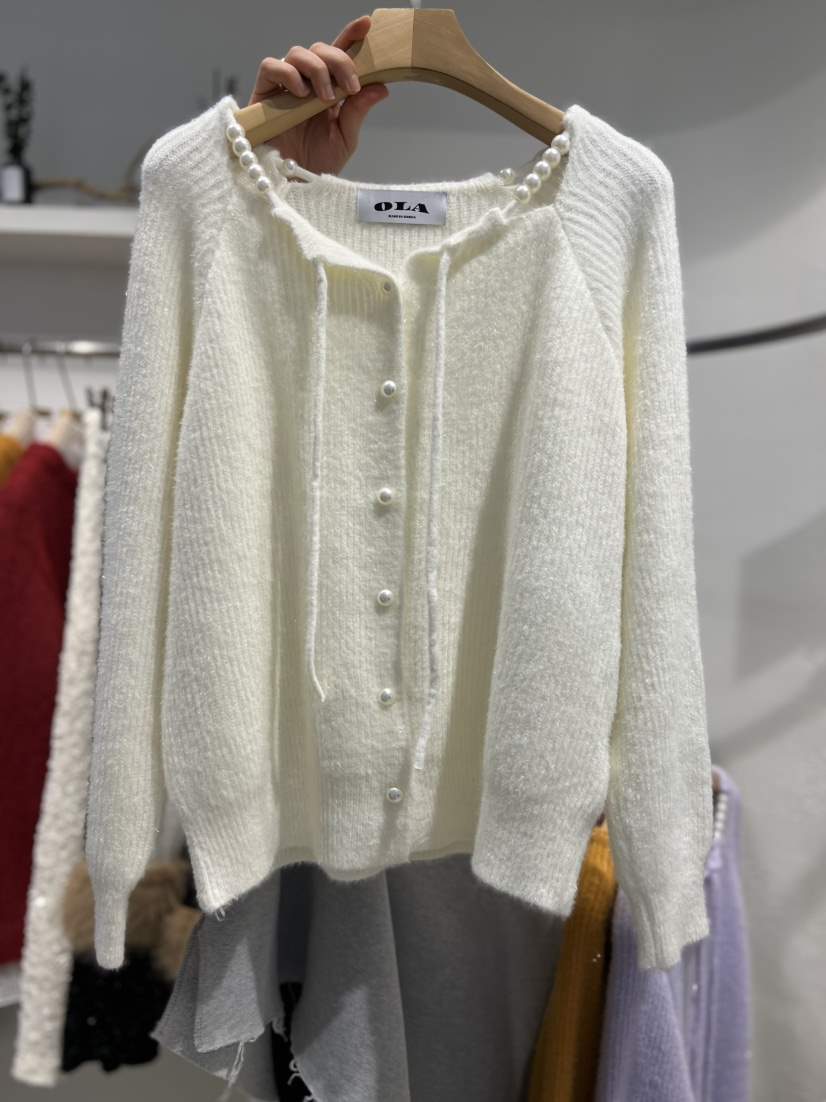 OLA韓國直郵㊣女裝新款時尚熱賣職業休閑25秋冬推薦人氣針織衫mellor/OLA針織衫