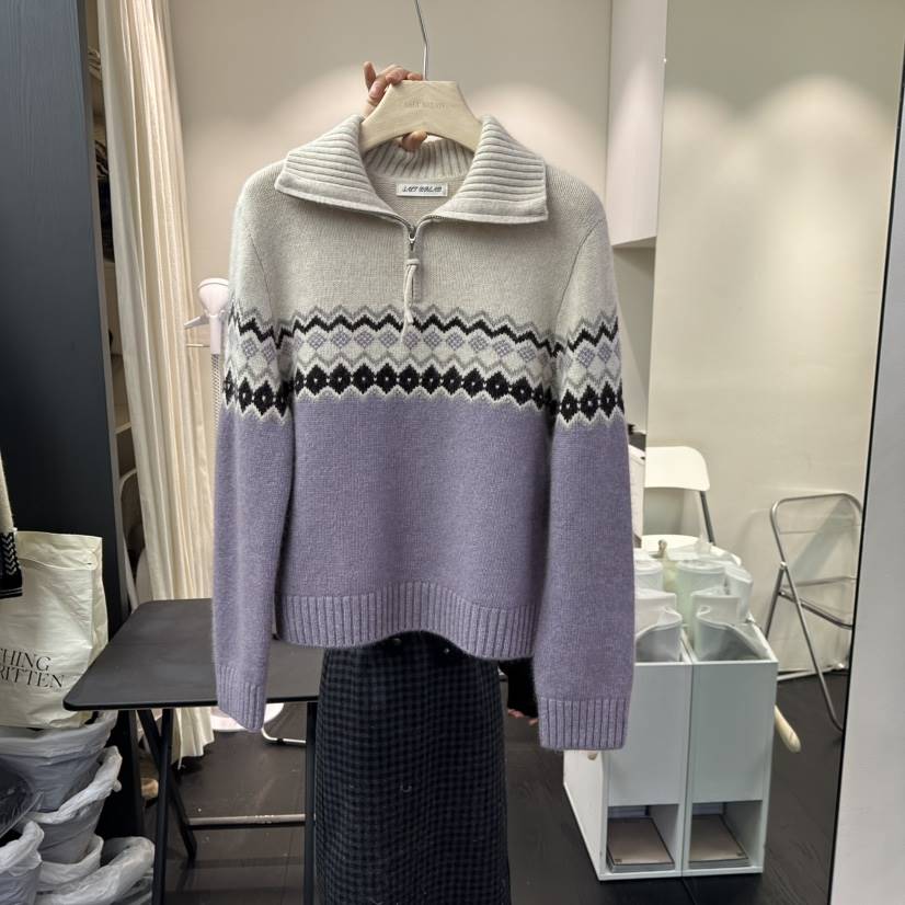 SALT BREAD韓國代購㊣女士新款推薦真品人氣時尚25秋冬毛衣SALT BREAD毛衣