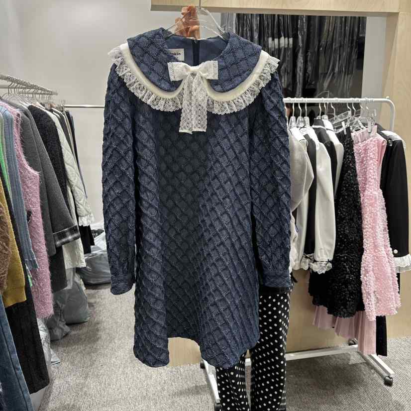 NAPKIN東大門㊣直郵女士新品時尚熱賣25秋冬休閑推薦連衣裙NAPKIN連衣裙