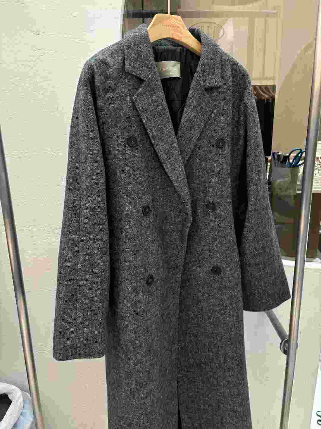 LOUNGE VERA東大門㊣直郵女士新款職業真品中長款大衣含腰帶LOUNGE VERA-2件訂中長款大衣