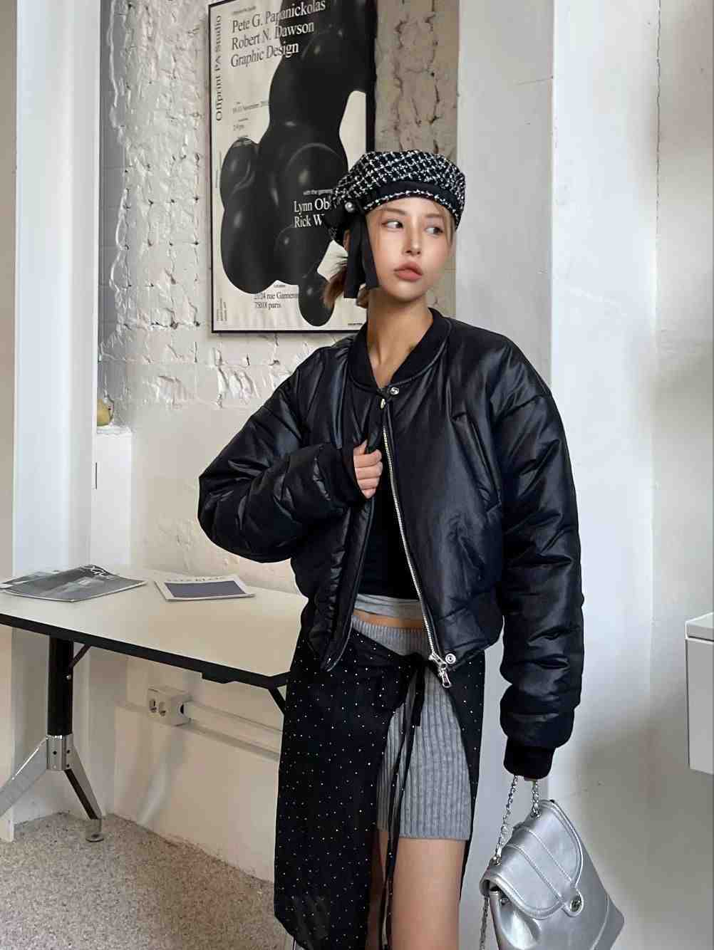 GISELE東大門㊣直郵女裝新品熱賣休閑職業推薦25秋冬時尚夾克GISELE夾克