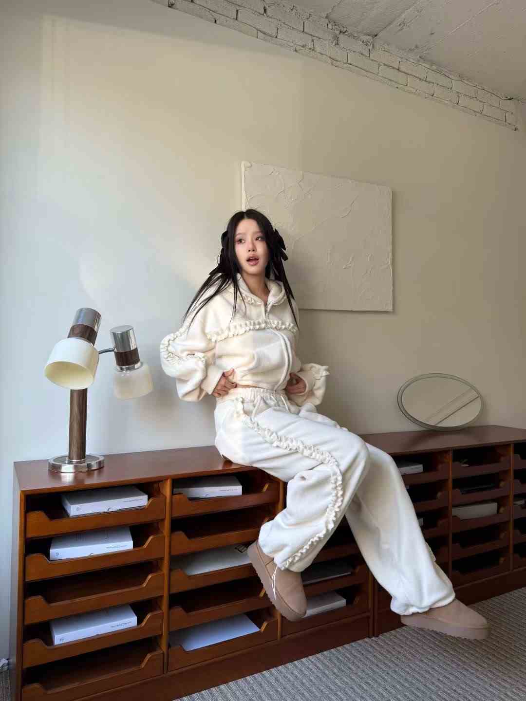 GISELE東大門㊣實拍女裝新品時尚休閑熱賣推薦真品人氣休閑褲GISELE休閑褲