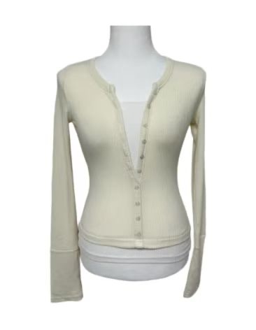 HIDDENHILLS東大門㊣代購女裝新款25秋冬熱賣職業時尚長袖T恤HIDDENHILLS長袖T恤