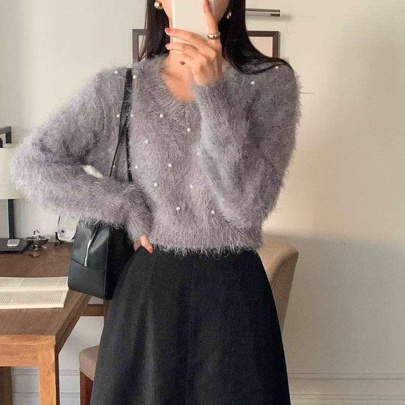 ON-NI-언니-T韓國直郵㊣女裝新款職業推薦人氣25秋冬針織衫ON-NI針織衫