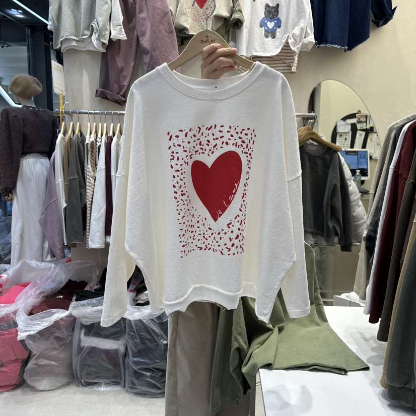REPLAY東大門㊣實拍女士新款人氣25秋冬休閑熱賣真品長袖T恤REPLAY長袖T恤