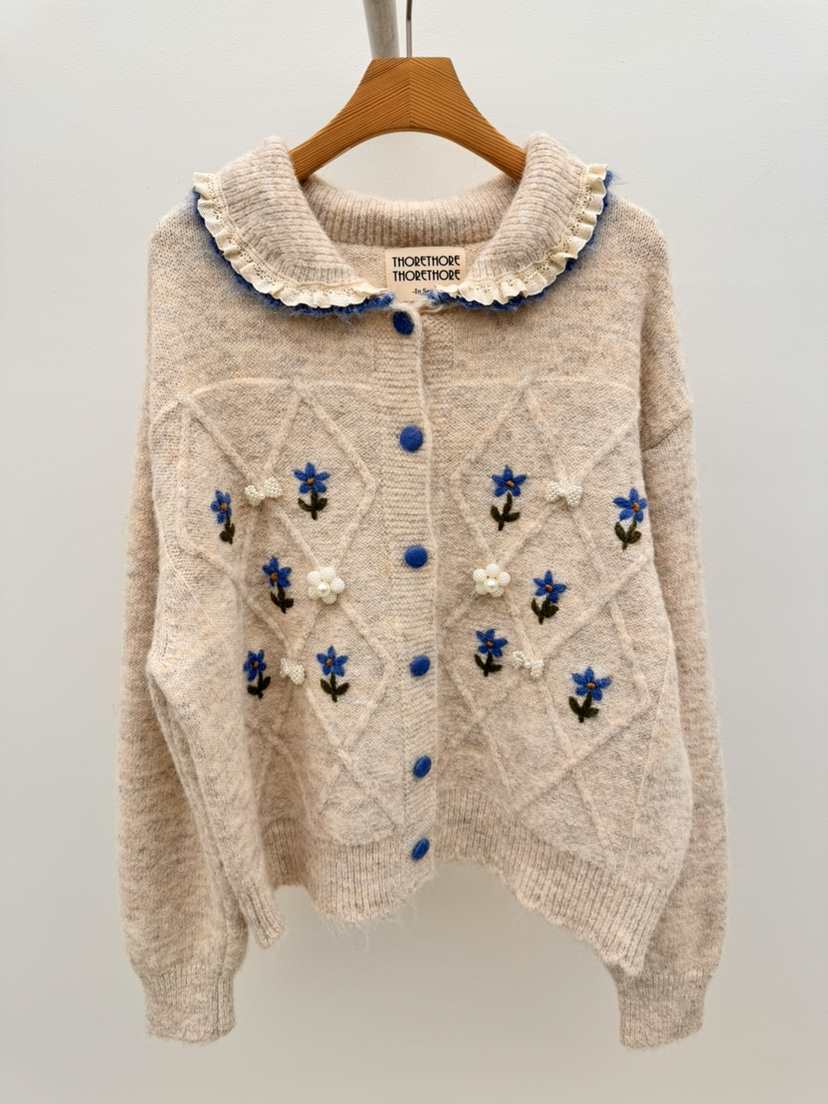 THORE韓國代購㊣女士新品休閑真品推薦熱賣時尚人氣25秋冬毛衣THORE毛衣