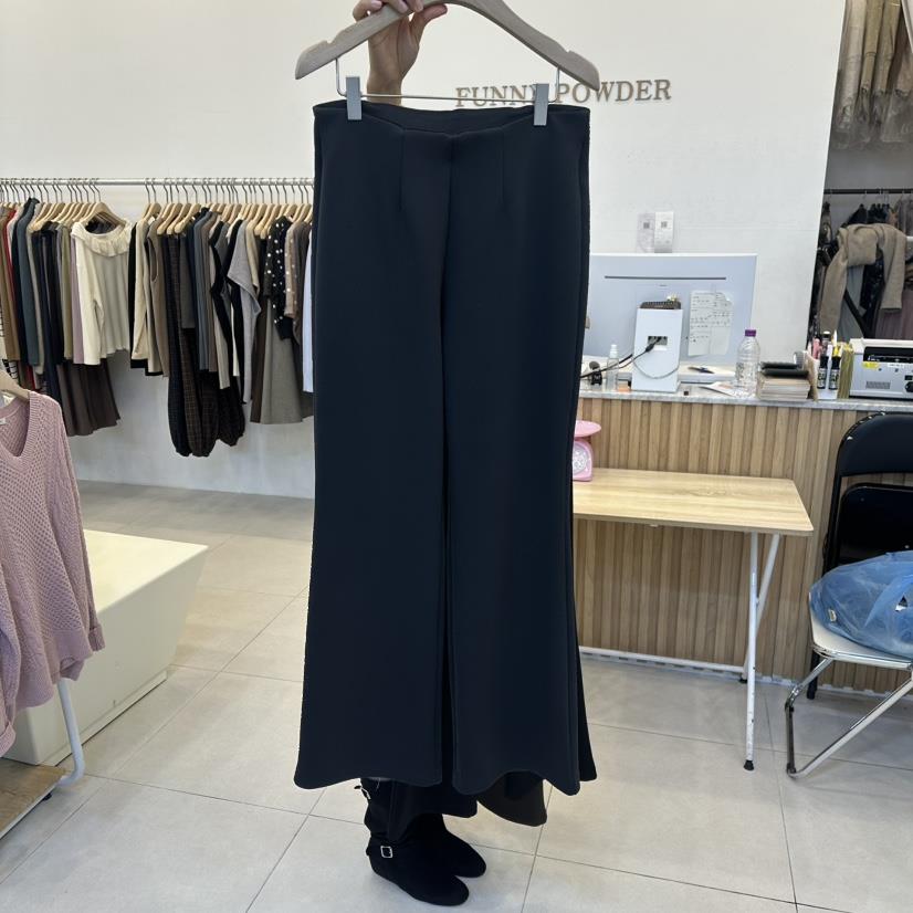 FUNNY POWDER韓國代購㊣女裝新款25秋冬熱賣休閑休閑褲加絨THE FUNNY休閑褲