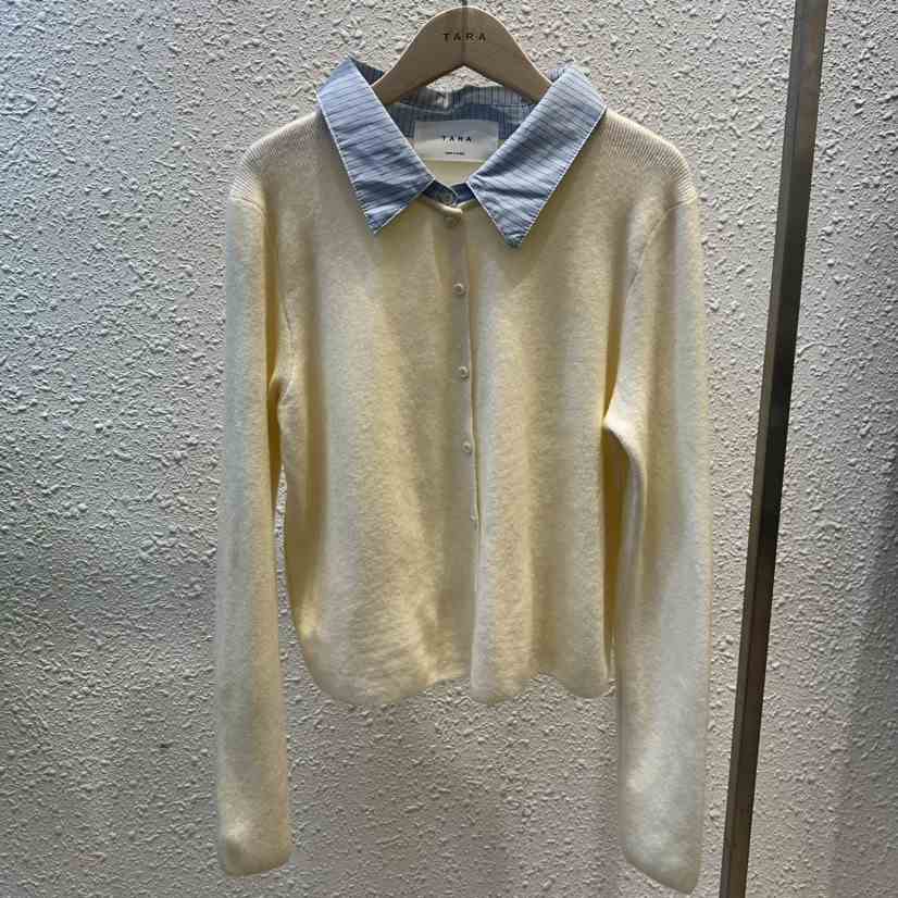 TARA韓國代購㊣女裝新品真品人氣推薦時尚25秋冬針織衫開衫TARA針織衫