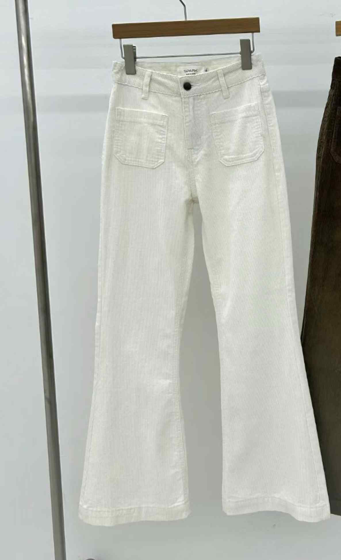 SPARK韓國代購㊣女裝新款人氣職業25秋冬休閑真品牛仔褲復古SPARK牛仔褲