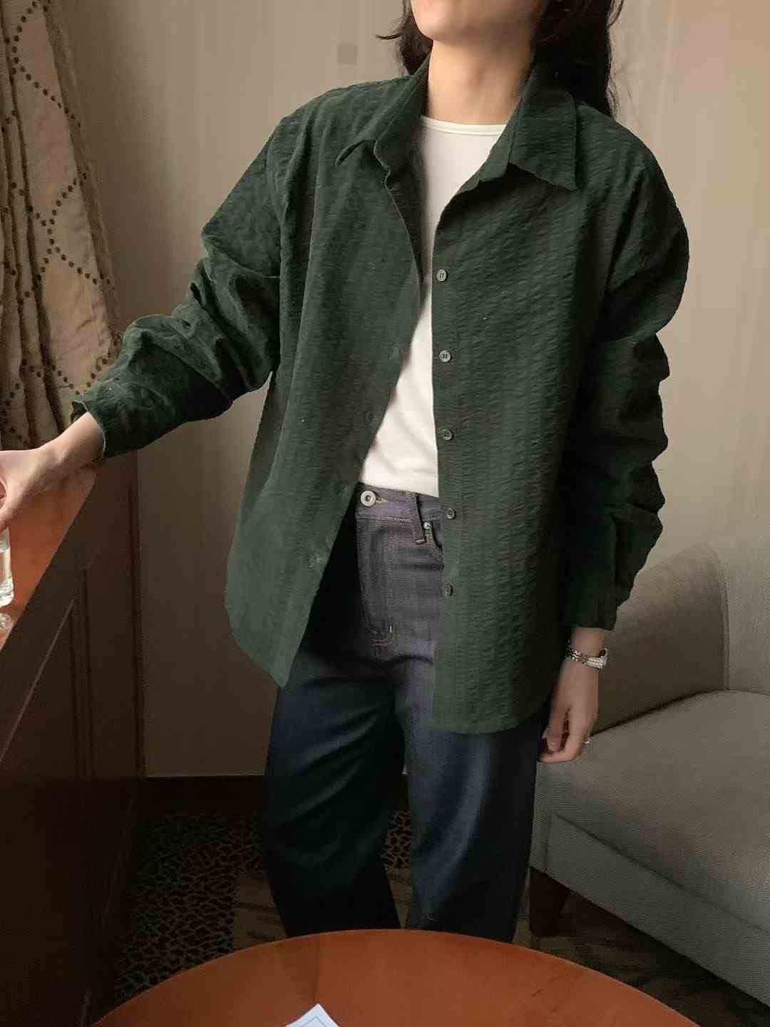 COMMA-콤마-T東大門㊣實拍女士新品熱賣人氣25秋冬襯衫蕾絲衫COMMA襯衫/蕾絲衫