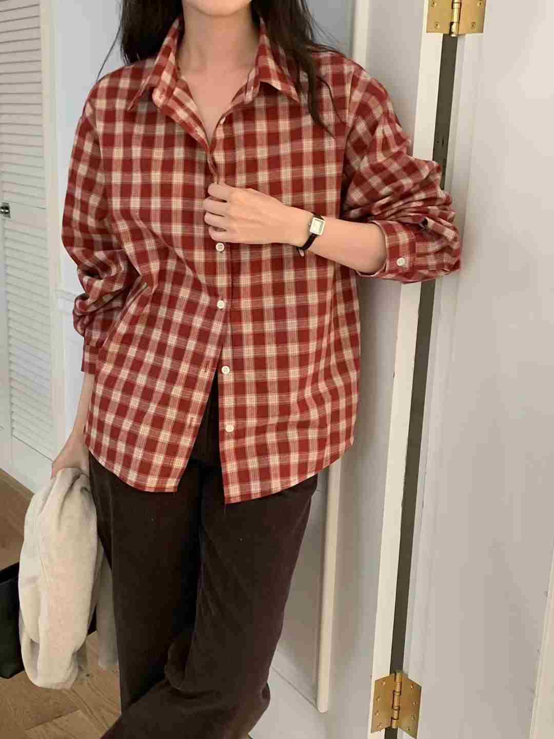 COMMA-콤마-T東大門㊣代購女裝新款25秋冬休閑襯衫蕾絲衫COMMA襯衫/蕾絲衫