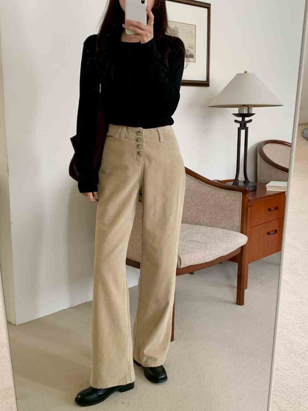 INDIGO-인디고-T韓國代購㊣女士新款人氣休閑25秋冬牛仔褲INDIGO牛仔褲