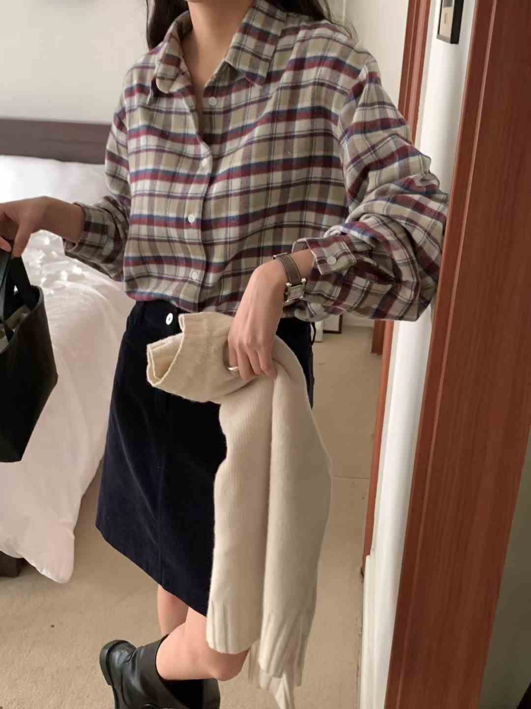 COMMA-콤마-T韓國直郵㊣女士新品熱賣25秋冬推薦襯衫蕾絲衫COMMA襯衫/蕾絲衫