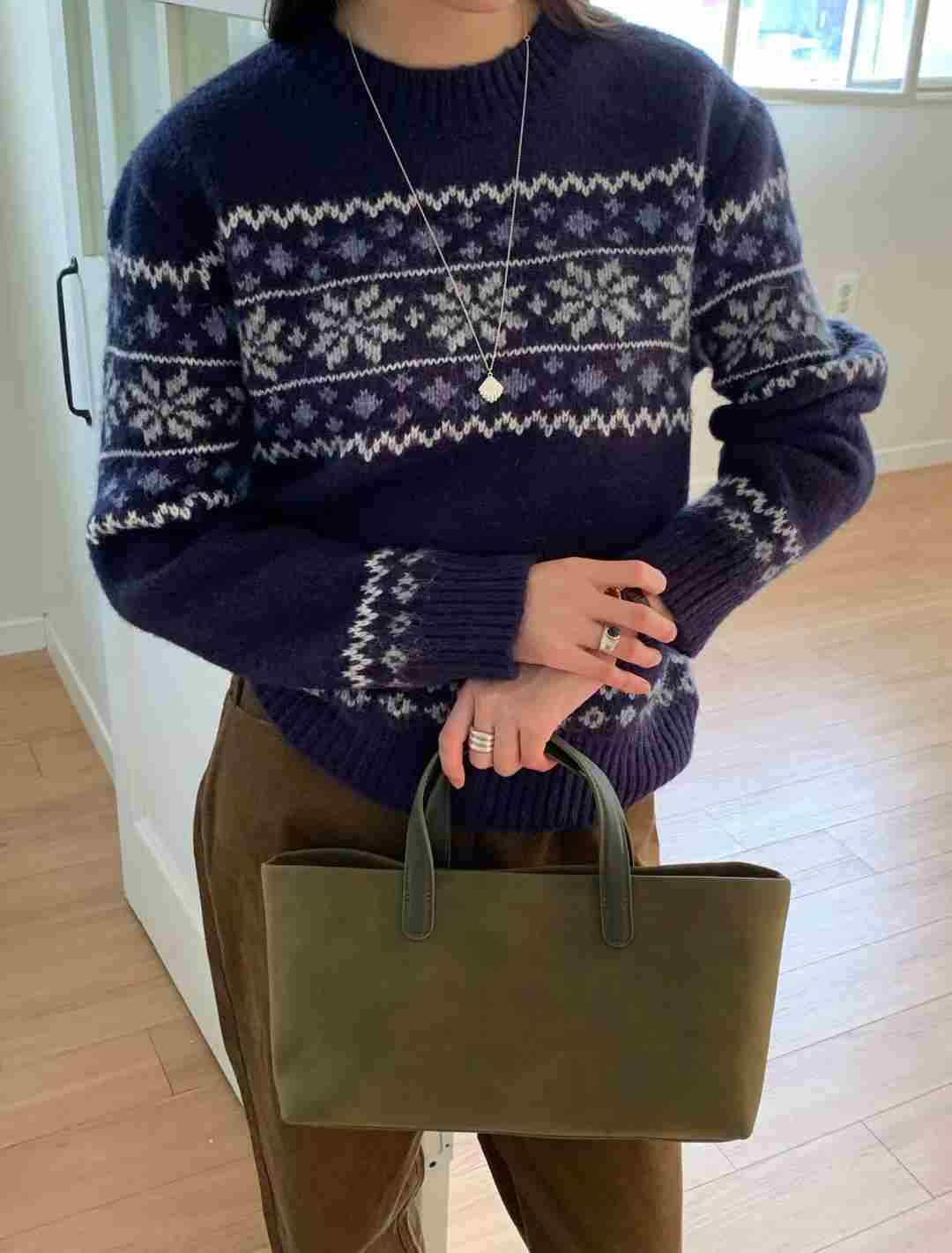 AREING韓國代購㊣女裝新品職業真品熱賣人氣25秋冬時尚針織衫AREING針織衫