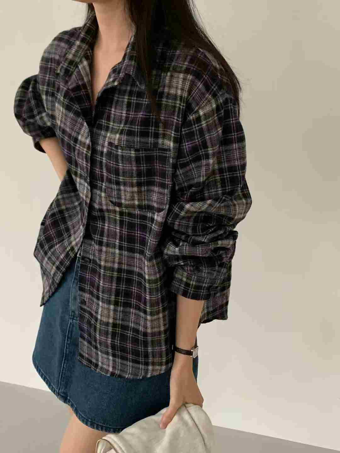 COMMA-콤마-T東大門㊣直郵女士新款25秋冬職業襯衫蕾絲衫COMMA襯衫/蕾絲衫