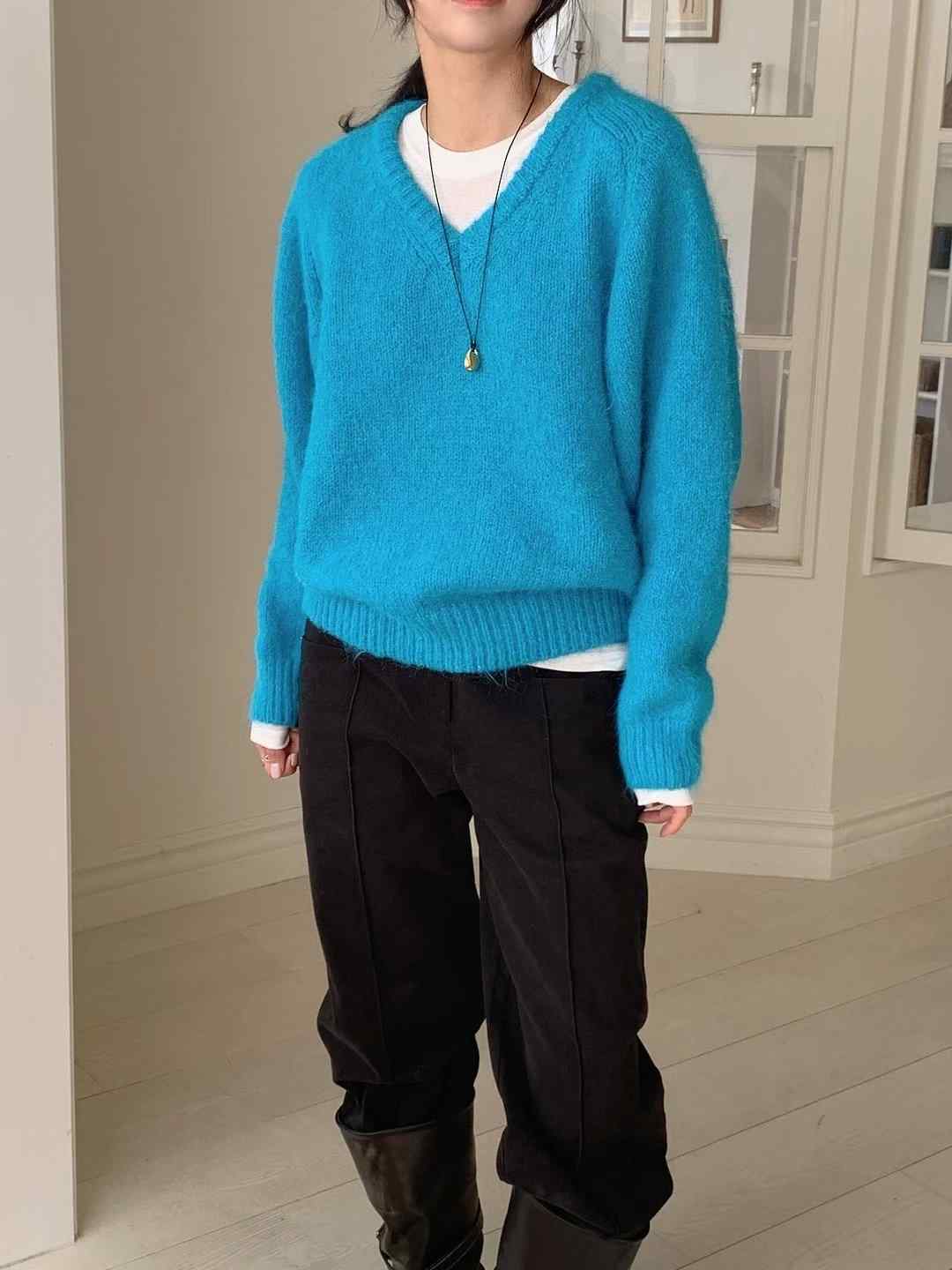 T.BLOSSOM東大門㊣實拍女士新款熱賣真品時尚職業人氣針織衫T.BLOSSOM針織衫