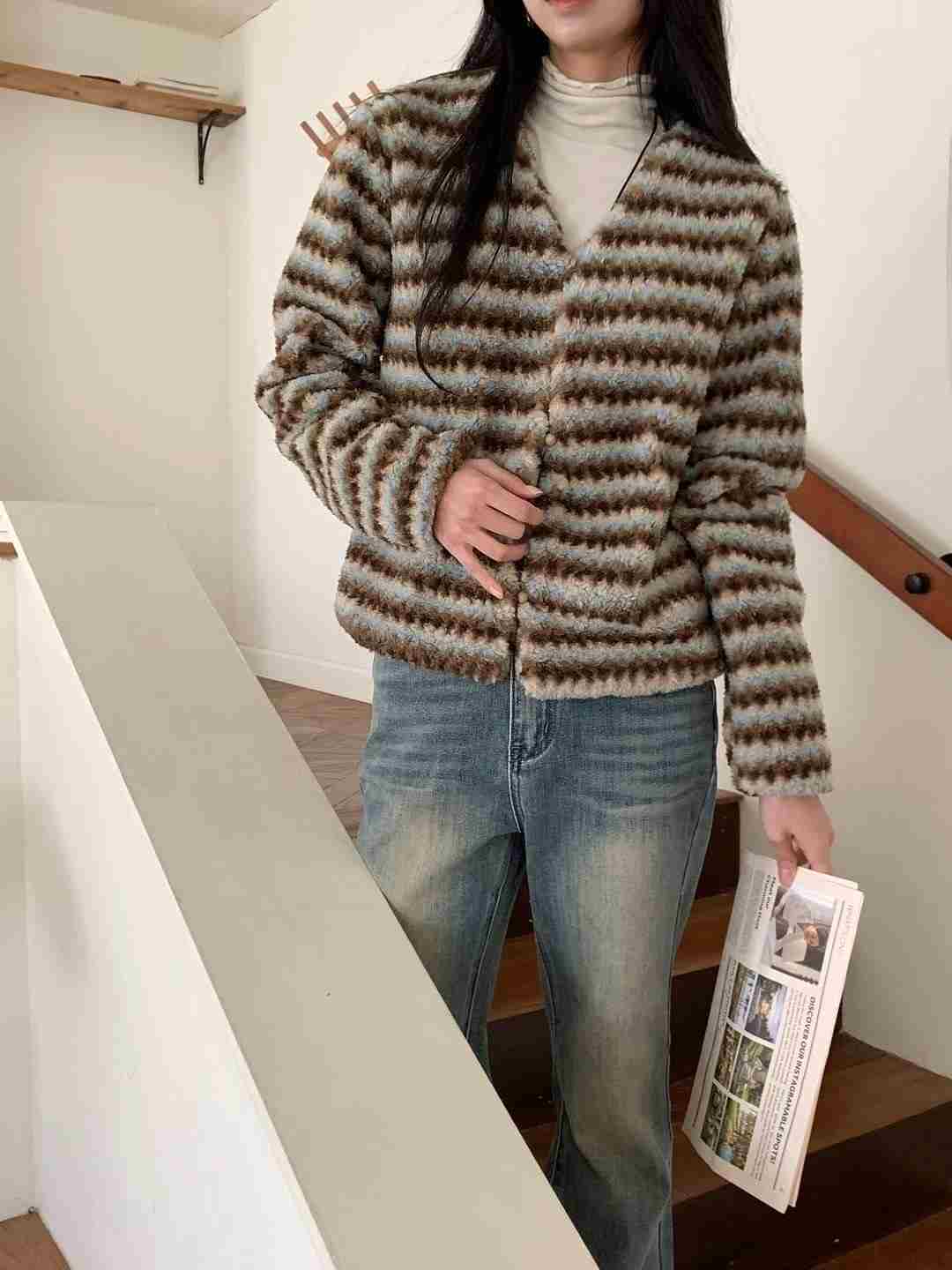 T.BLOSSOM韓國代購㊣女士新品人氣真品熱賣職業25秋冬夾克T.BLOSSOM夾克