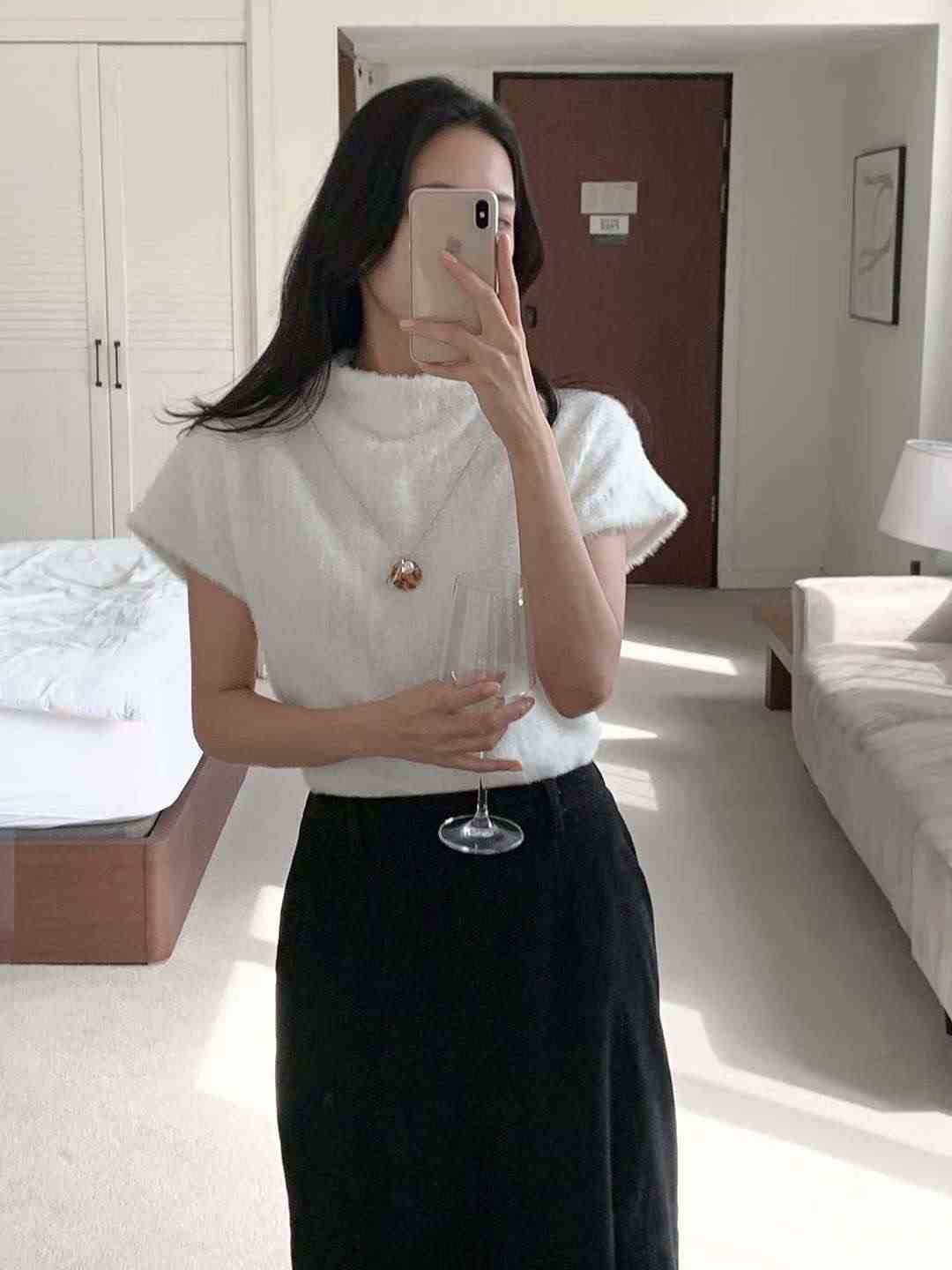 T.BLOSSOM韓國代購㊣女士新款休閑職業熱賣25秋冬人氣針織衫T.BLOSSOM針織衫