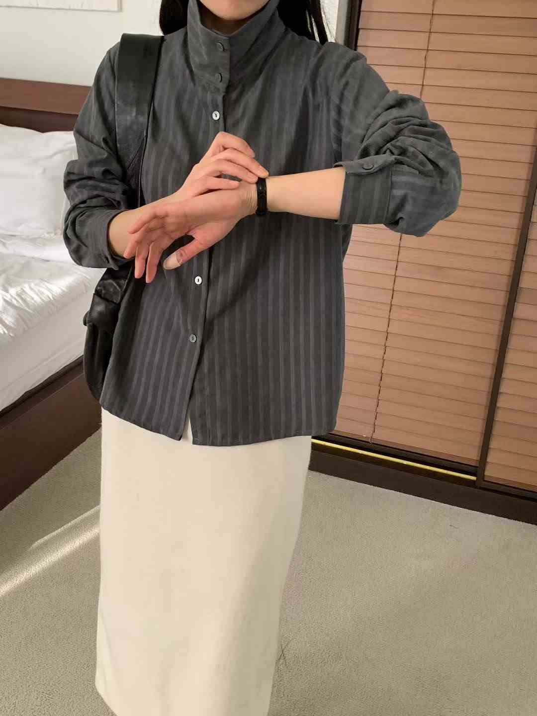 COMMA-콤마-T韓國代購㊣女士新品推薦25秋冬職業襯衫蕾絲衫COMMA襯衫/蕾絲衫