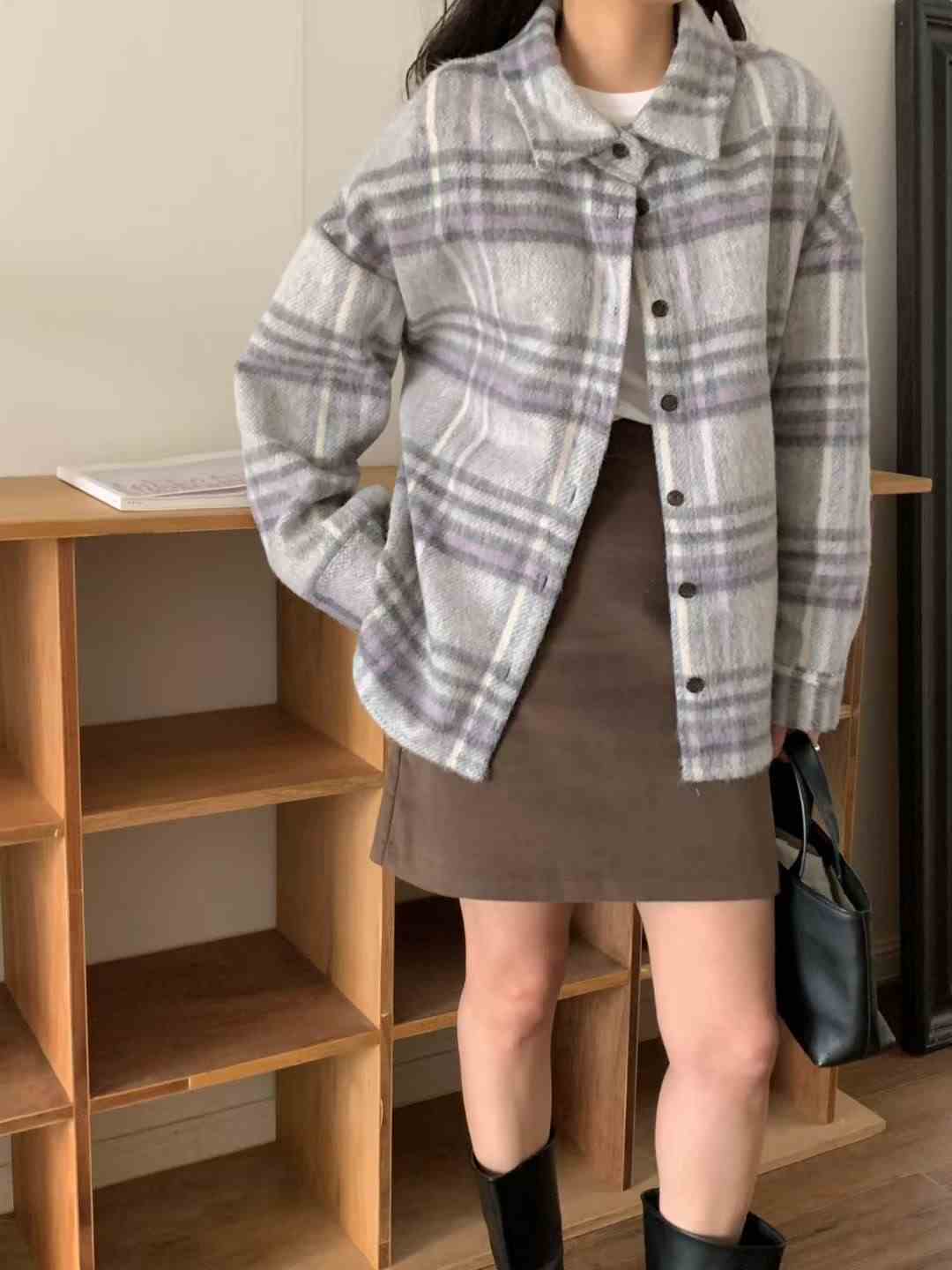 COMMA-콤마-T東大門㊣代購女裝新品25秋冬真品襯衫蕾絲衫COMMA襯衫/蕾絲衫