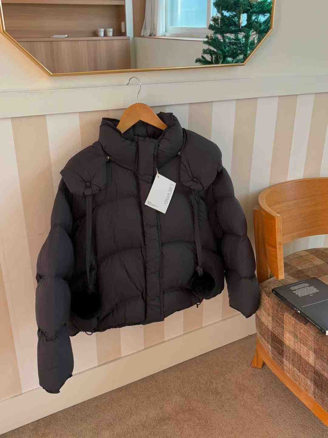 L.REWIND韓國直郵㊣女士新款休閑職業真品人氣25秋冬短款羽絨服L.REWIND短款羽絨服