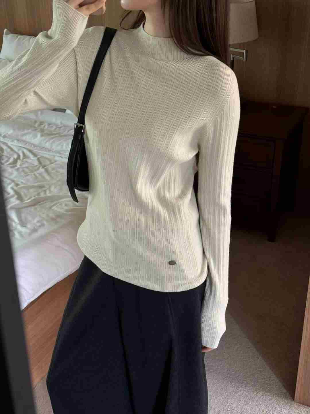 L.REWIND韓國直郵㊣女士新款推薦職業人氣休閑25秋冬針織衫L.REWIND針織衫