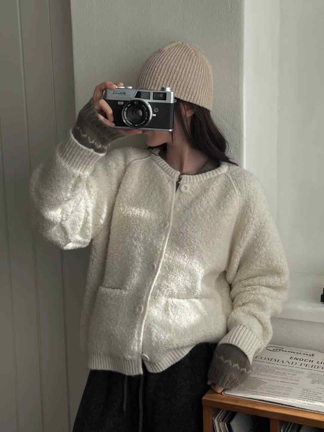 L.REWIND韓國代購㊣女士新款時尚休閑熱賣25秋冬推薦毛衣羊毛L.REWIND毛衣