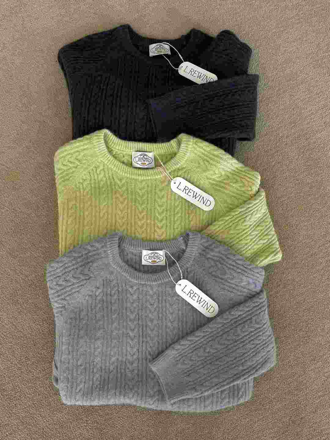 L.REWIND東大門㊣直郵女士新款職業25秋冬熱賣休閑針織衫兔子L.REWIND針織衫