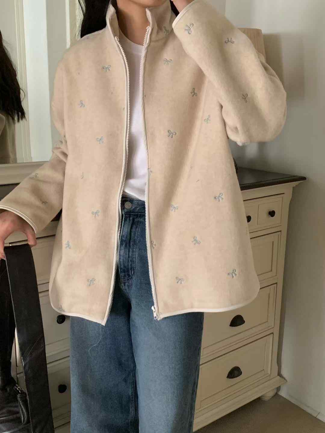 COMMA-콤마-T東大門㊣直郵女裝新款推薦25秋冬休閑熱賣夾克COMMA夾克