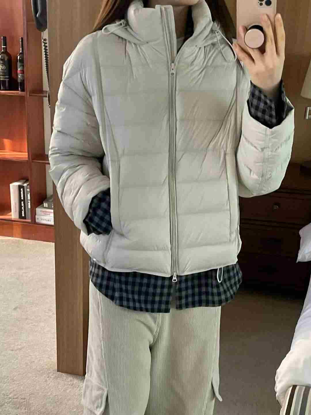 L.REWIND韓國代購㊣女裝新款職業人氣真品熱賣時尚短款羽絨服L.REWIND短款羽絨服