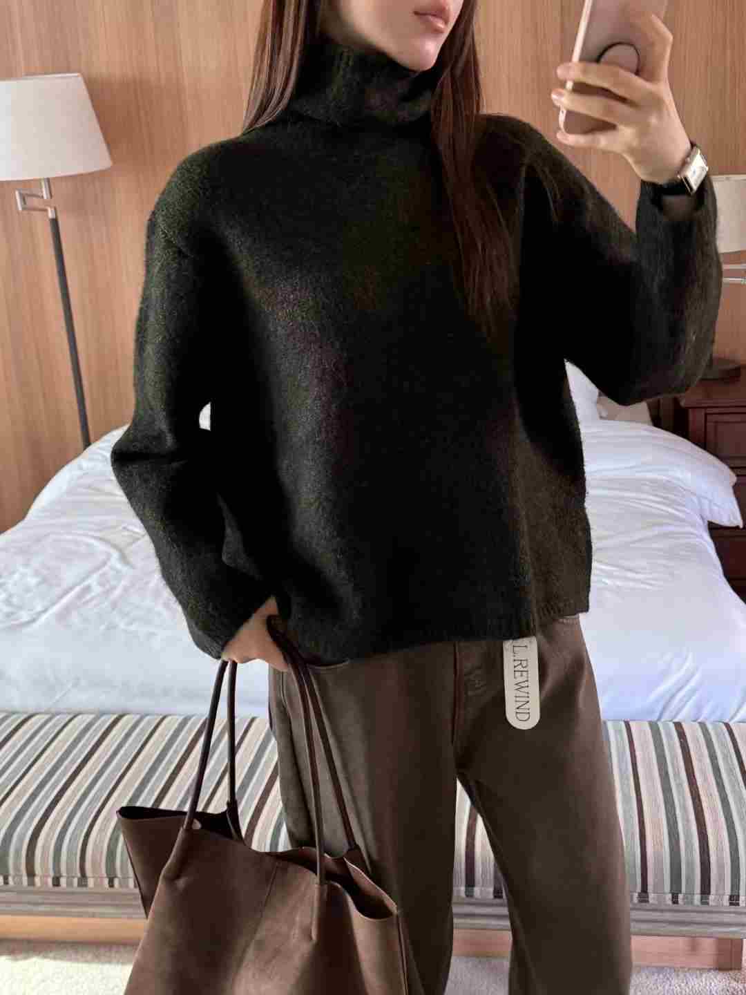 L.REWIND東大門㊣代購女士新品熱賣時尚真品休閑25秋冬毛衣L.REWIND毛衣