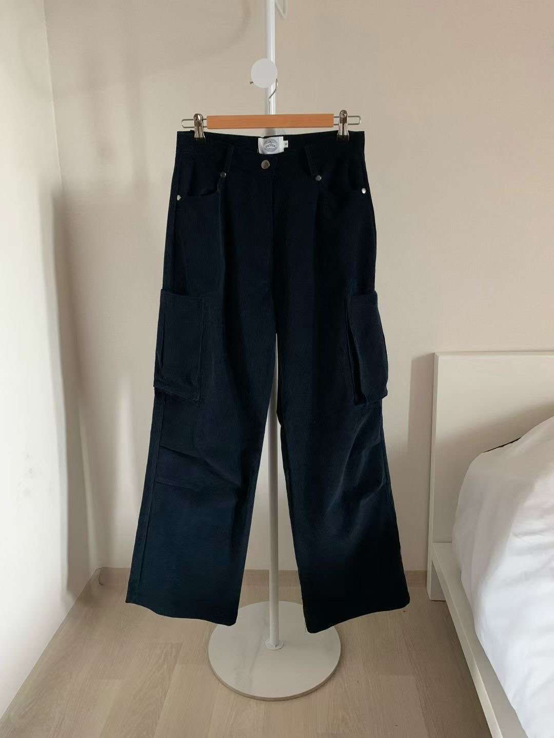 FEVER韓國直郵㊣女裝新款時尚熱賣休閑真品推薦休閑褲燈芯絨FEVER休閑褲